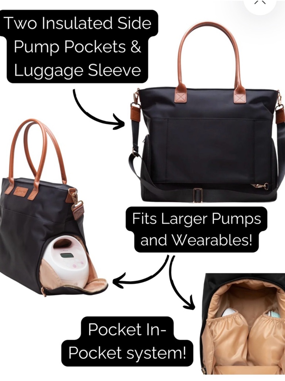 Sarah Wells Abby Breastpump Bag - Picture 3 of 11